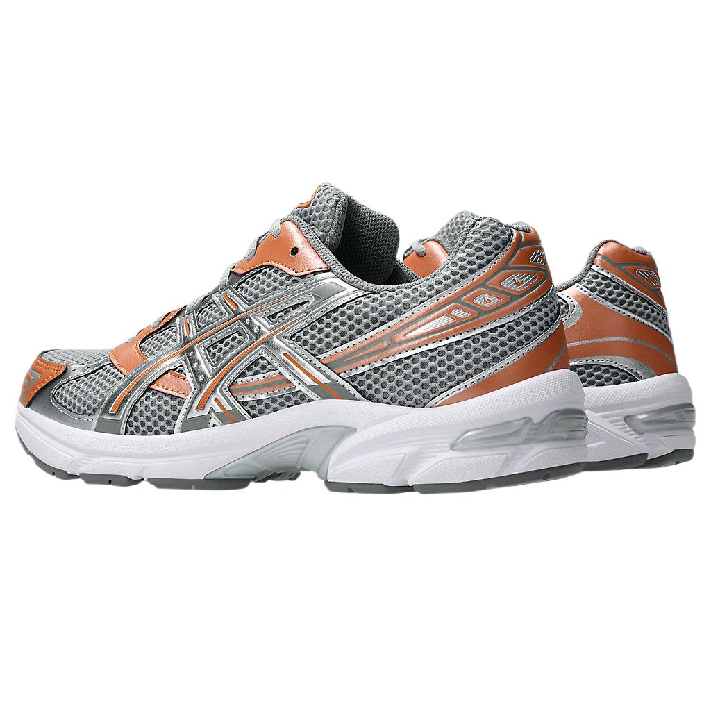 ASICS GEL-1130 Cement Grey Rust Orange GEL Cushioning Casual Sneakers 1203A609-020