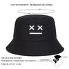 Fisherman Bucket Personality Stitching Embroidered Face Smiling Xx Neutral Gender Women  Men For Caps Hats Fishermen Outdoor Casual Cap Sunscreen