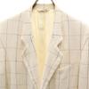 YVES SAINT LAURENT 90s Made in USA Old Windowpane Check Pattern tailored jacket Men's Used
