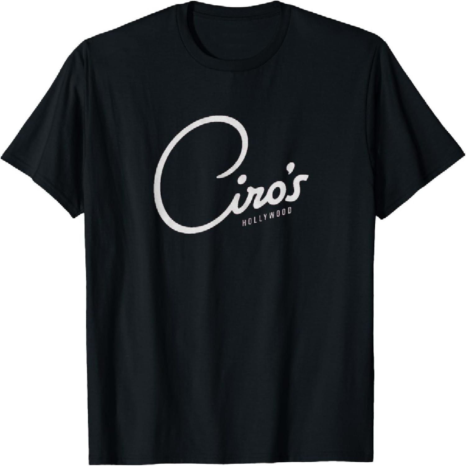 Ciro s Nightclub Vintage Los Angeles Black Classic Fit Crew Neck T-Shirt S
