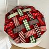 1pc Christmas, Plaid Pattern Umbrella  Automatic Opening and Closing Umbrella, High quality Umbrella, Ideal Gift for Her 218