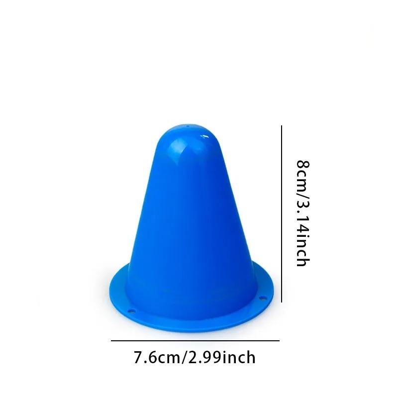 30 STÜCKE Straßenschilder Hindernisse Kegel Rollschuh-Trainingshindernisse Umgebende Zhuang Rollschuhe Hindernispfähle Requisiten