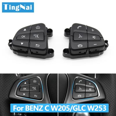 Car Multi-function Steering Wheel Control Switch Buttons For Mercedes BENZ C GLC Class W205 W253 A0999050200