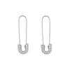 Zirconia Ear Cuff Paperclip Alternative Earring