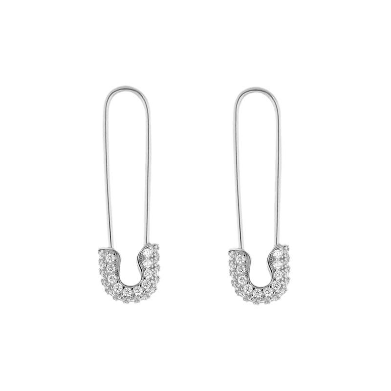 Zirconia Ear Cuff Paperclip Alternative Earring