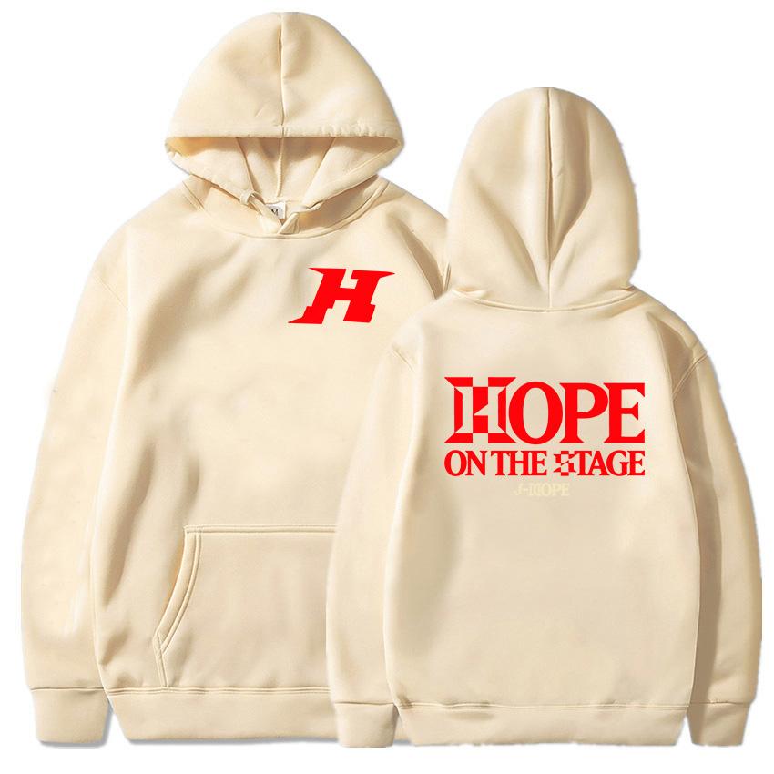 Women Clothes J-Hope On The Stage Tour Hoodies Roupas Femininas Long Sleeve Hooded Pullovers Streetwear Girl