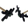 Light Weight Billiard Cue Rest Bridge Portable Unique Bridge Head Black Plastic Slip-On Bridge Billiards Cue Rack