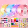 Super Elastic Nano Tape Double Sided Blowing Bubble Tape New Bubble Balloon Tape  Handmade