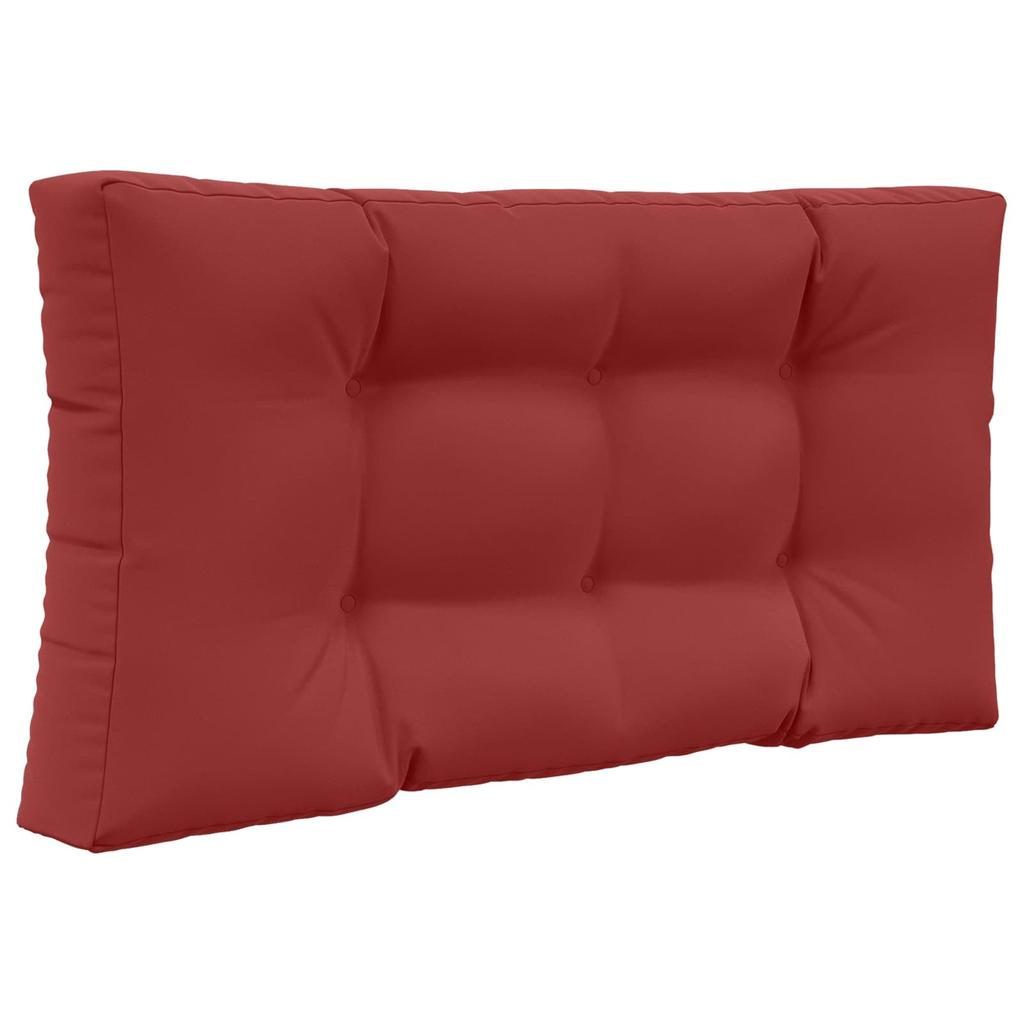 Outdoor Sofa Cushions 3 Pcs Burgundy Polyester