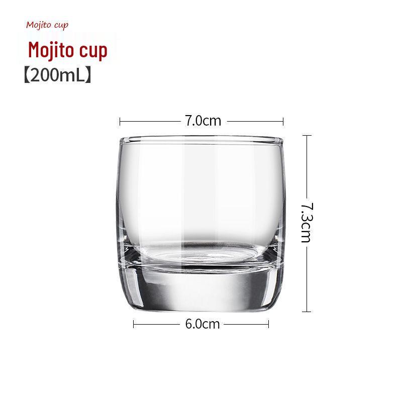 Trendy Mojito Glass Cup for Cold Drinks, Juice, Fruit Tea, and Beer Default