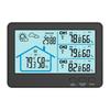 Kabellose USB Wetterstation Barometer 3 Fernsensoren Smart Digital LCD Hygrometer Thermometer Hintergrundbeleuchtung Trend Wettervorhersage