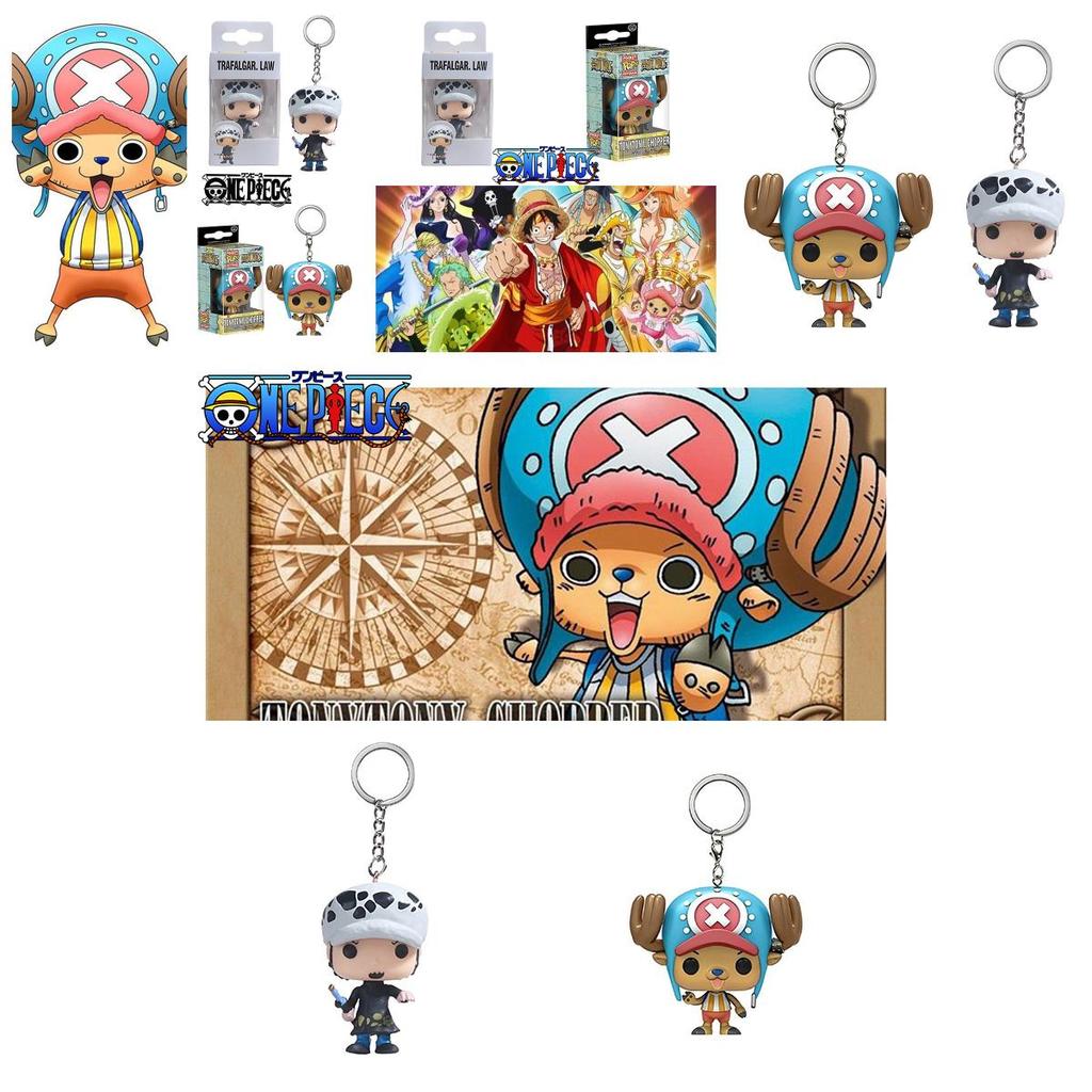 Pop Best-selling One Piece Luffy Anime Pvc Keychain Toy Gift Wholesale