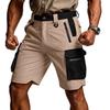 Heren Stretch Casual Werkbroeken, Lichte Golfbroeken, En Elastische Werkshorts Met Meerdere Zakken