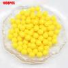 1000 Rounds Yellow 6mm Paintballs 0.11g 0.25g Tactical Strike Balls for Adult Outdoor Recreational Shooting Games