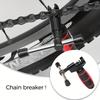 Stainless Steel Portable Bicycle Chain Breaker Tool Easy Mountain Bike Chain Removal, Ergonomic Handle for Quick Repair, Safe Design for Long Rides