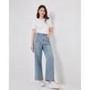 IEF 2025 Spring Women's Plus Size Slimming Denim Wide-Leg Pants