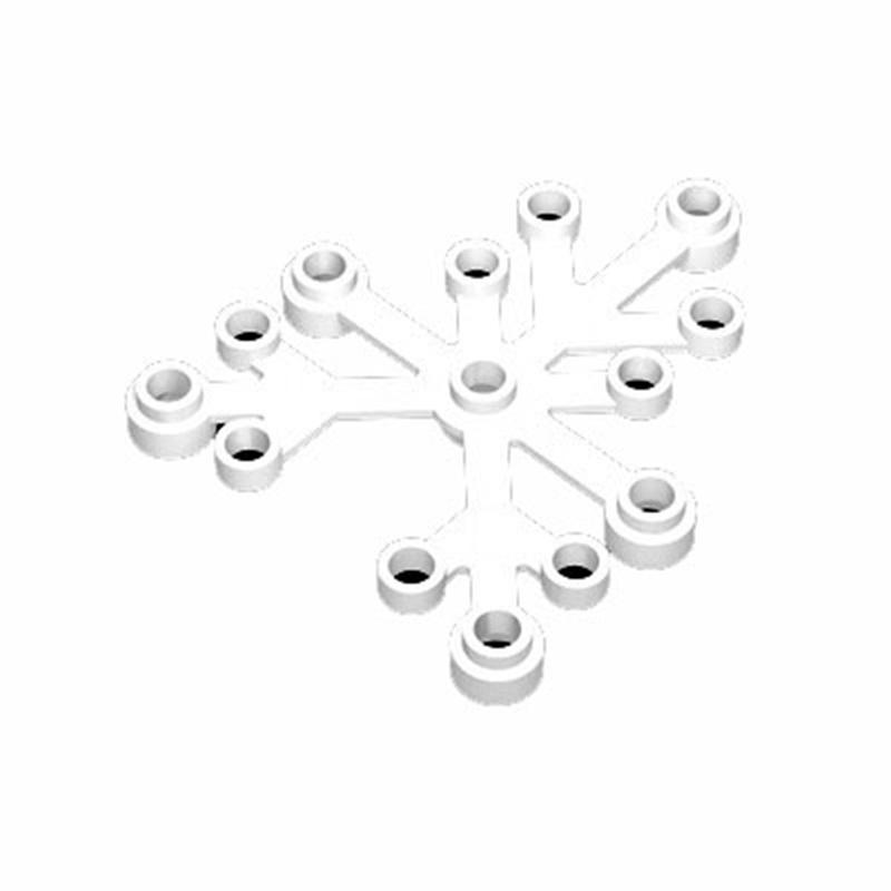 Parti MOC Piante Foglie d'Albero 2417 Foglia 6 x 5 Mattoncini Compatibili Assemblaggio DIY Blocchi da Costruzione Casa Giardino Fogliame Particella