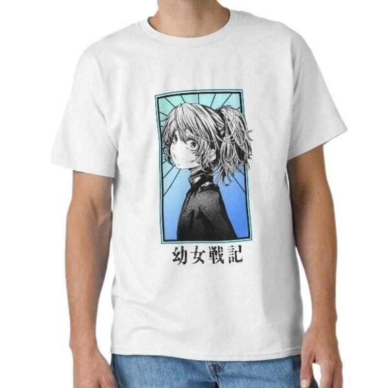Saga Of Tanya The Evil 0429 Tanya Degurechaff Anime Gift t shirt Youjo Senki Manga tee Shortsleeve Y2K Clothes All size Tops S