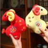 PP Cotton Zodiac Sheep Doll Chinese Style Fabric Pendant Portable Lamb Doll  Party Souvenir