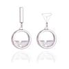Suijue 925 Silver Needle Geometric Earrings: Trendy Korean Fashion Stud & Dangle Accessories for Women