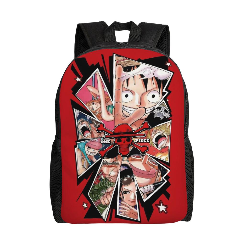 One Piece Casual Backpack Sports Student Hiking Travel Luffy Zoro Sanji Daypack for Men Women College Shoulder Bag