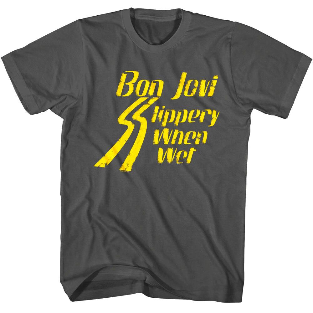 Bon Jovi Vintage Slippery When Wet Men T Shirt Rock Band Album Tour Merch M