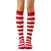 Stripe Knee Highs Socks Stripe Tube Socks Stockings Long Boot Socks for Daily Wear,Halloween Cosplay Party Costume