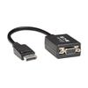 Tripp lite 6in displayport to vga adapter active converter dp to vga m-f 6" - carte d'écran - displayport (m) pour hd-15 (f)