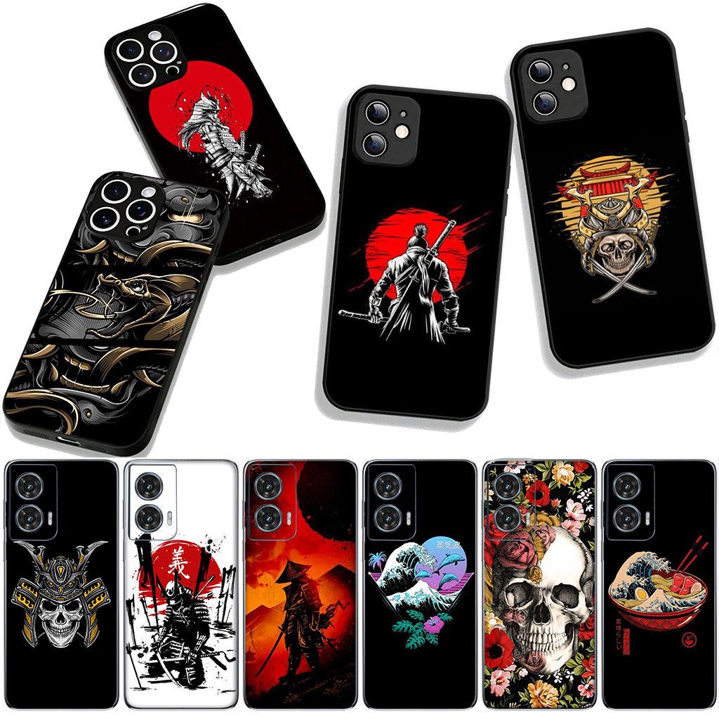 Cover for Apple iPhone 17 16 11 Pro XS Max XR 6 7 8 Plus + 16E SE 2020 2022 Air 5 Phone Case Japan Samurai Skeleton Ninja Skull