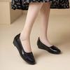 Women's Shoes 2025 New Women's Soft Leather Shoes Fashion Casual Shoe Moccasin Black Women Office Shoes Slip On Women's Loafers