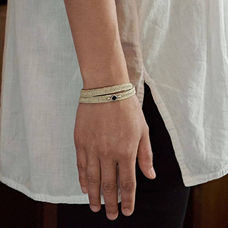 ODDCOLLET Memory-Armband (Elfenbein)