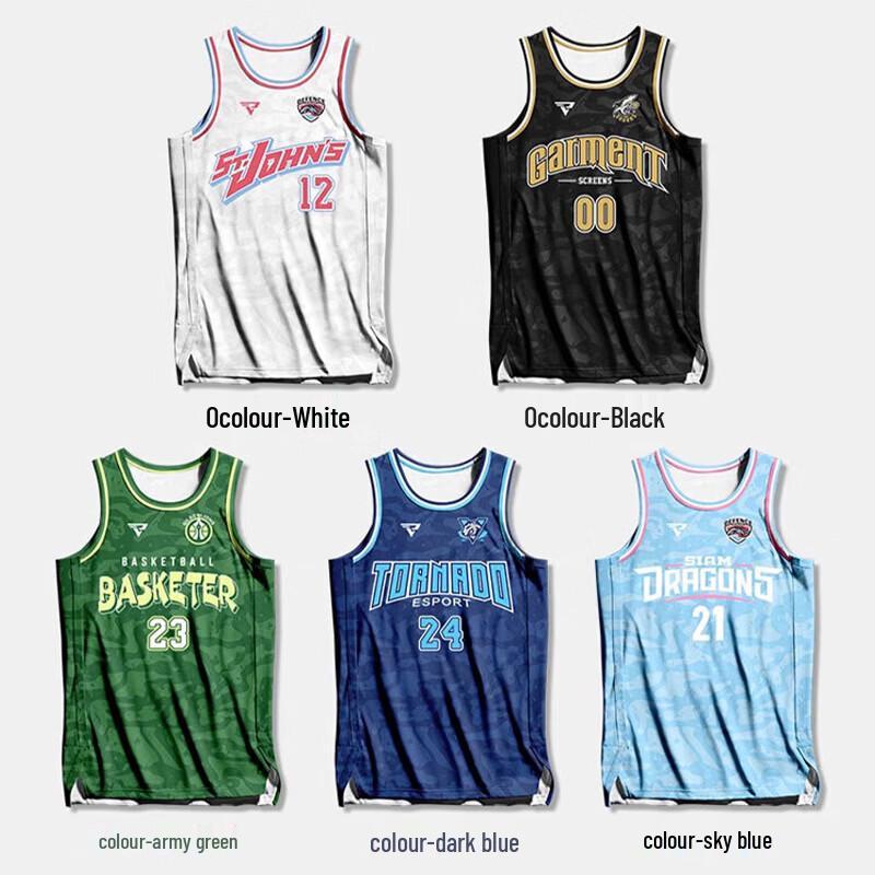 

Junpinshijia Team Basketball Uniform Set L