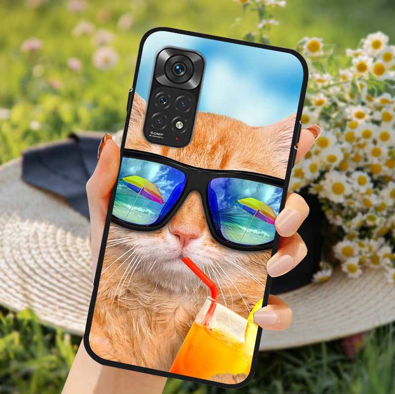 For Redmi Note 11 Cases Note 11S Soft TPU Silicone Back Covers for Xiaomi Redmi Note 11 Pro 5G Phone Case Redmi Note11S 4G Coque