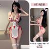 Original Sexy Pure Desire Nurse Uniform for Girls, Hot Girl, Seductive Lace-up Uniform, Tempting no-Take Underwear Set 8839