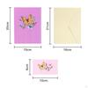 3D Floral Card for Mother's Day with Paper Sculpture And Writable Space Friends