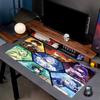 Genshin Impact Druck Mauspads, Anti-Rutsch Desktop Tastaturmatte, für PC Laptop Gaming Arbeiten Tägliche Nutzung, Cooles Festival Überraschungsgeschenk