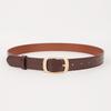 Women's Belt Versatile High-End Feel Belt Pure Cowhide Simple Pin Buckle Fashion Decorative Jeans Belt