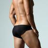 Men's Sexy Low-Rise Briefs Solid Color U-Pouch Underwear Minimalist Soft Comfor Underpant
