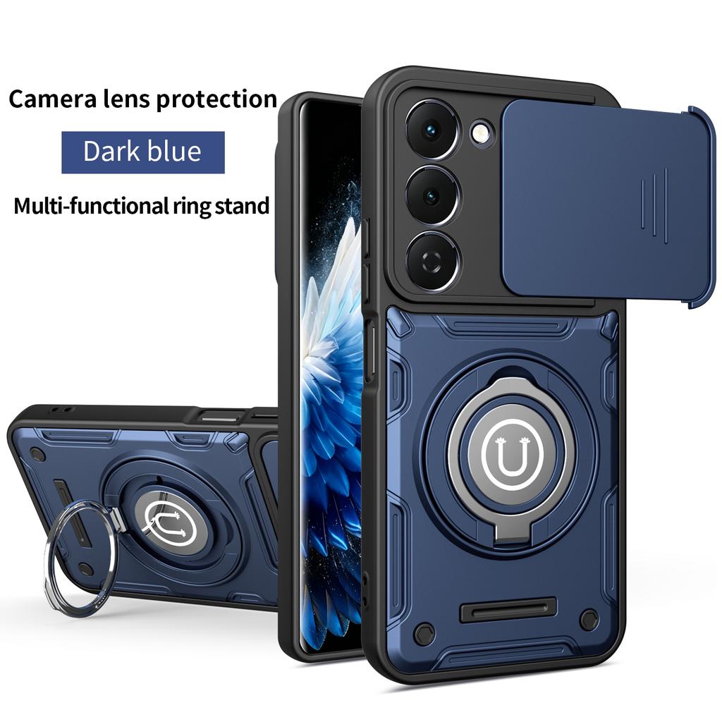 For Tecno Spark 40 Pro Case Tecno Spark 40 Pro + Cover Magnetic Armor Shockproof Ring Holder Case Magsafe Wireless Charge Cover