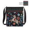Ethnic Elephant & Butterfly Embroidered Crossbody Bag - Women's Cultural Canvas Shoulder Accessory
