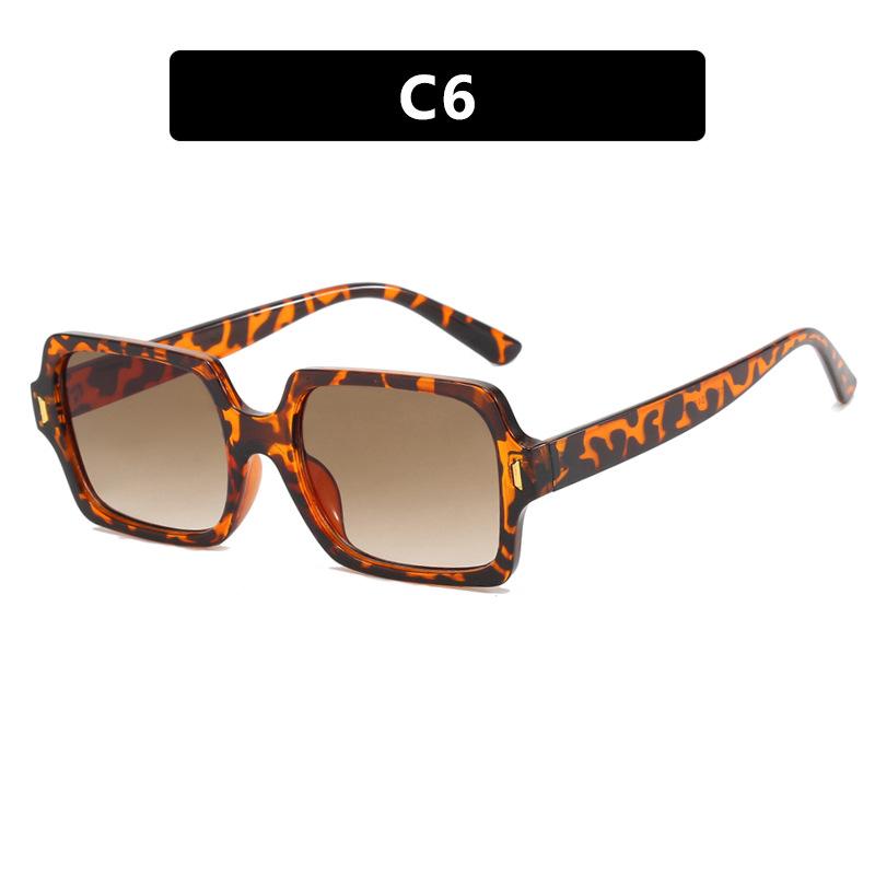 Square Vintage Sunglasses Men Women Brand Designer Irregular Sun Glasses Fashion Retro Outdoors Shades Rivet Oculos De Sol