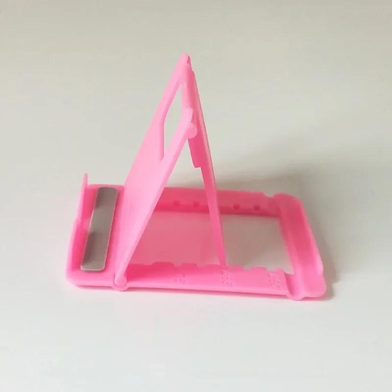 1pc Plastic Replicate Cellphone Stand Holder Portable Adjustable Universal Mobile Phone Support Holder Foldable Cellphone Holder