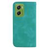 For Motorola Moto G06 4G Stand Case 7-Shaped Pattern Imprint Leather Phone Cover with Strap