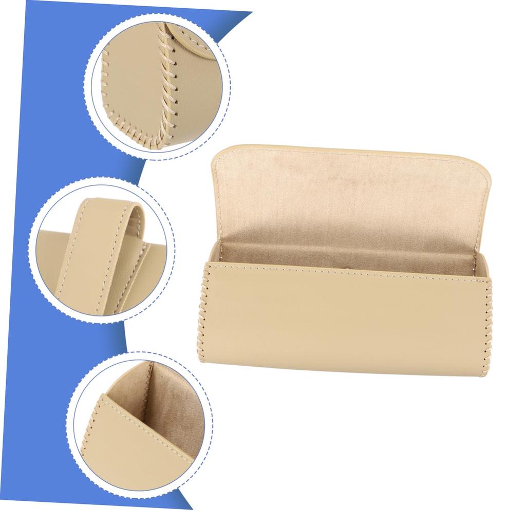 PAMINGONO Box Glasses Case Glasses Organizer Car Eyeglass Container Car Sunglasses Glasses Case Glasses