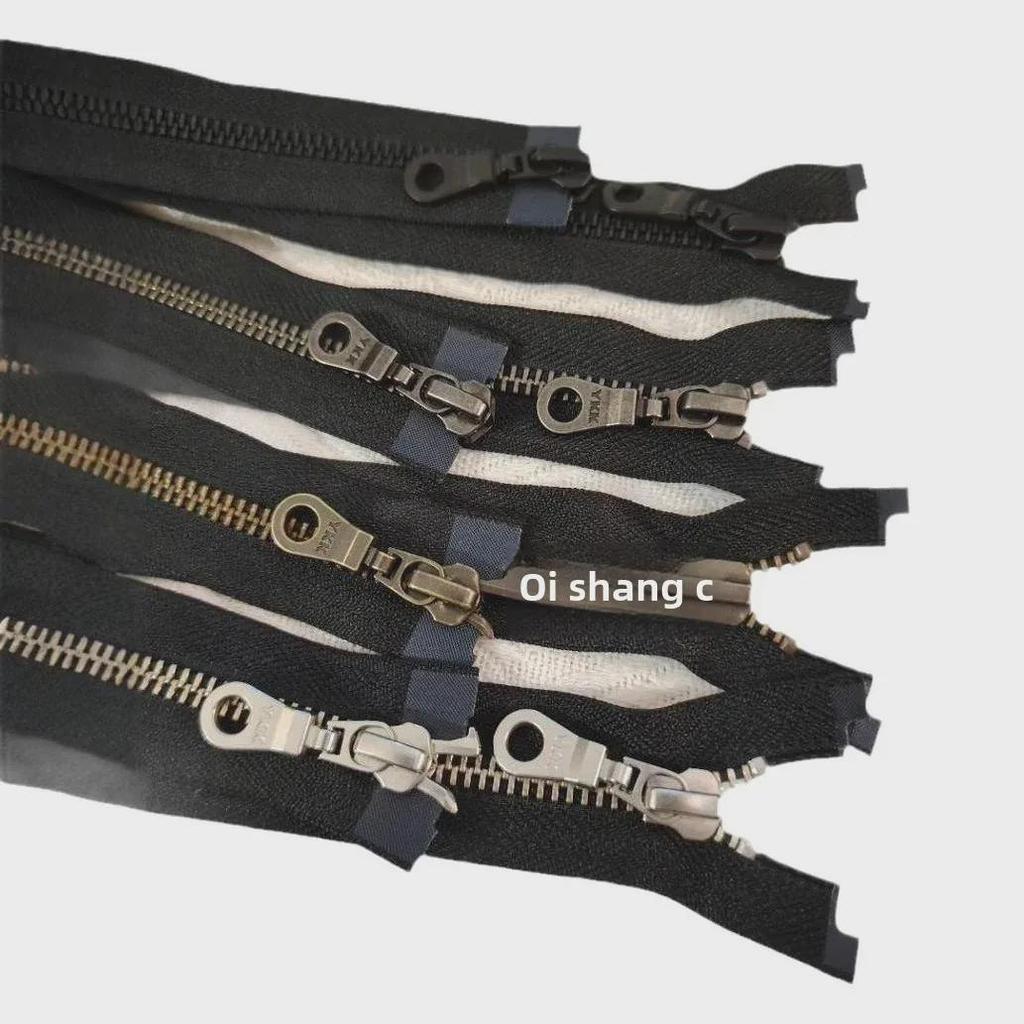 YKK No. 5 Metal Double-Open Zipper for Jackets and Sweaters