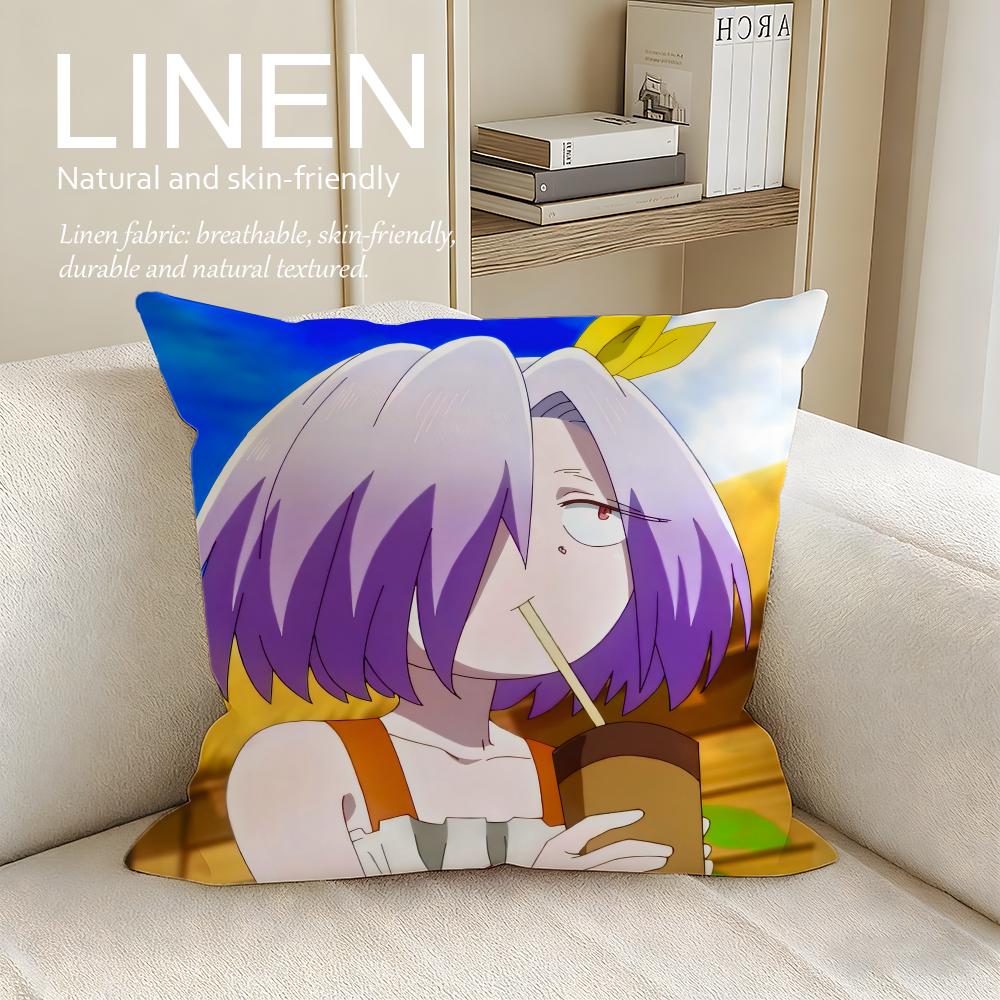 

The Shy Hero and the Assassin Princesses Cushion Cover Pillowcase Set Pcs x x Breathable Washable Sofa Cushion Cover 30X30cm