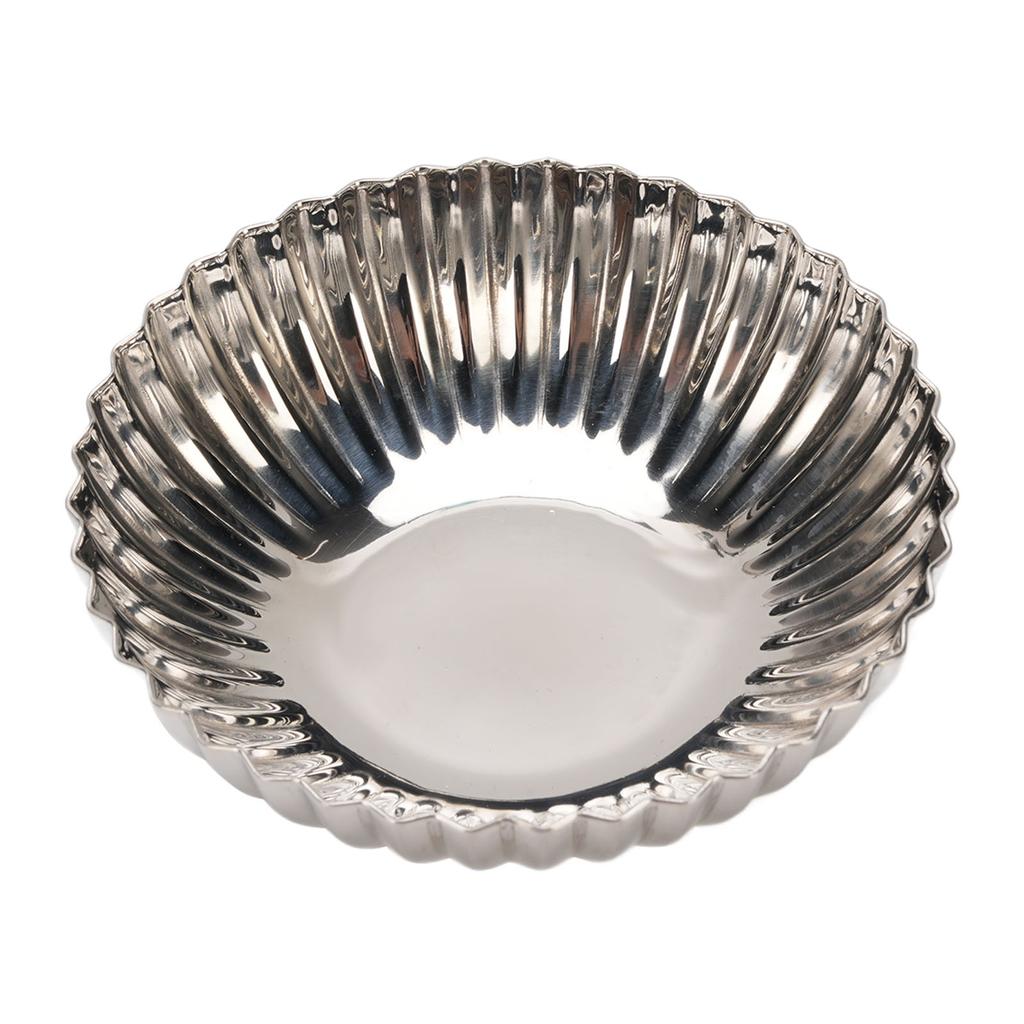 Nerezová miska na dezerty Opakovaně použitelná Miska Držák na salát Dezert Kontejner pro DIY Zmrzlinu Jogurt Pudink 9.8x2.9x4cm