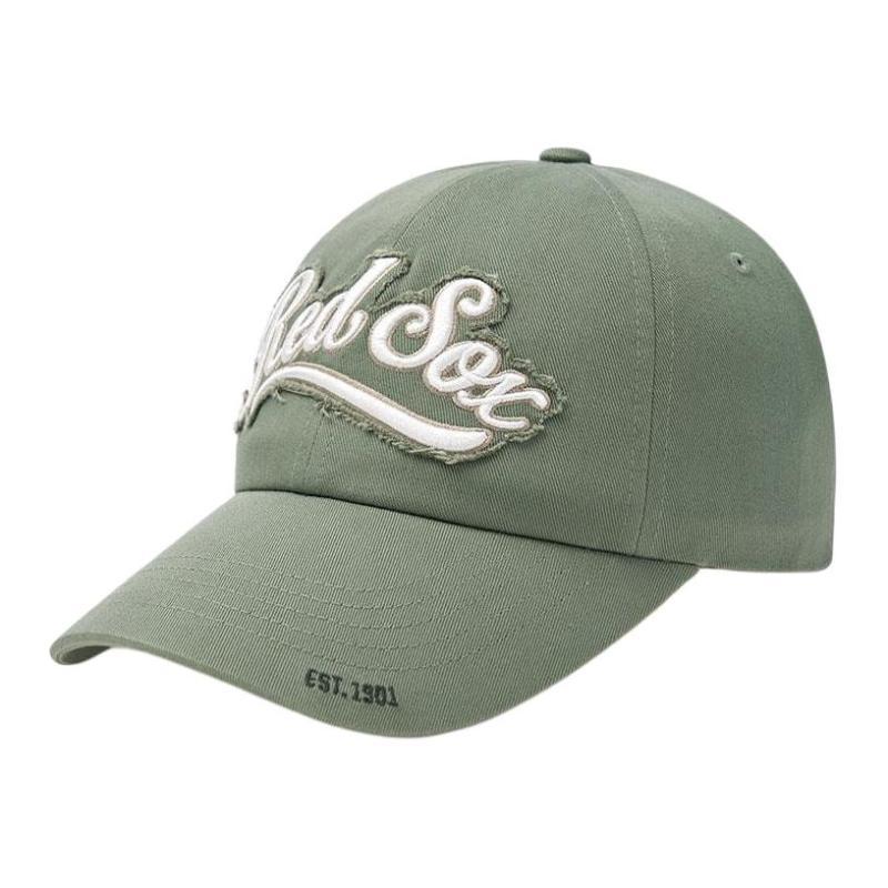 Хлопковые Бейсболки MLB Унисекс Хаки Модные 3ACPV015N-43KAP F хаки
