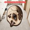 Decorative Rug Cat Shaped Rug Special-shaped Animal Door Mat Cute Cat Floor Mat  Home Decor