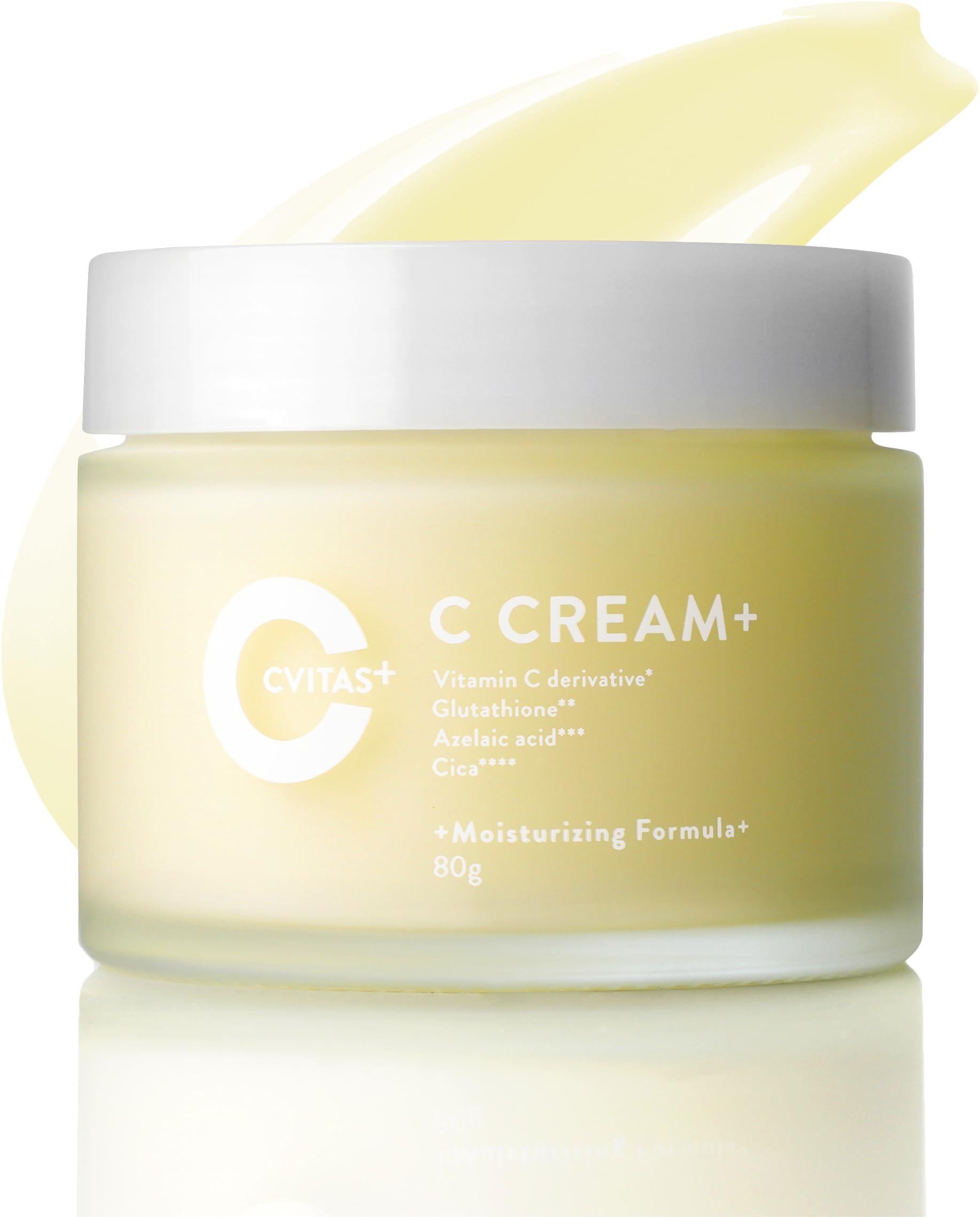 

[LDK A Rating] CVITAS Plus Retinol Vitamin C Azelaic Acid 80g C CREAM+ Cream (Approx. 2 Months Supply) Pore Care Citrus Scent CVITAS + (1 jar)